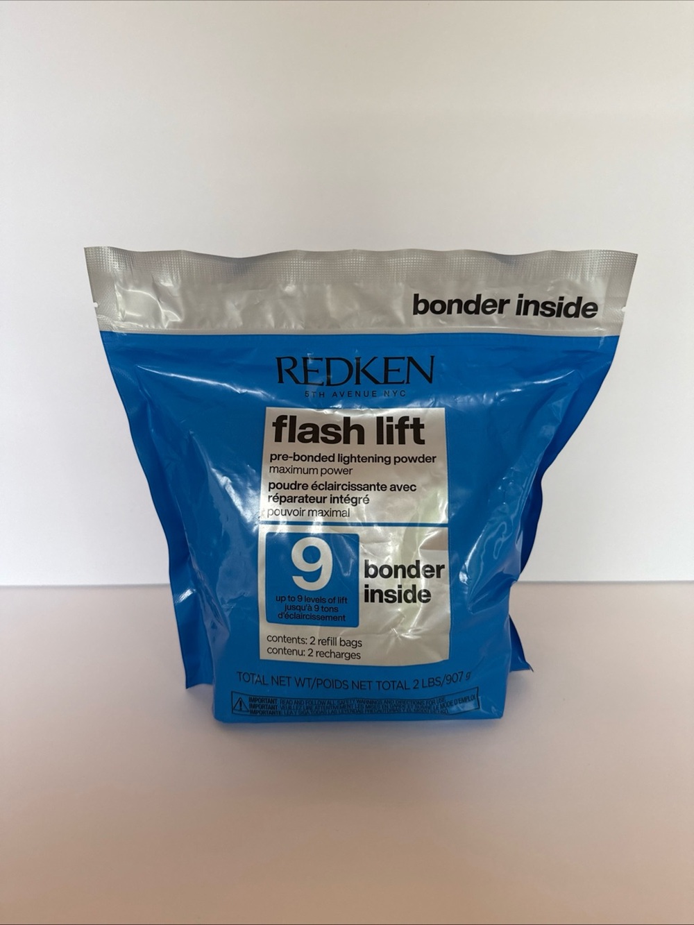 Redken Flash Lift Pre-Bonded Lightening Powder - Blue & Silver Packaging - Picture 6 of 6